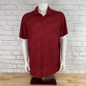 Nike Shirt Men's XL Polo Short Sleeve Performance Golf Tiger Woods Sunday Red